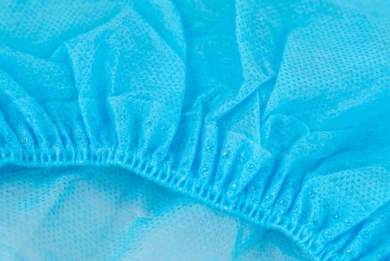 MDR CE Anti Bacterial Disposable Medical Doctor Cap With Elastic Rubber At Back