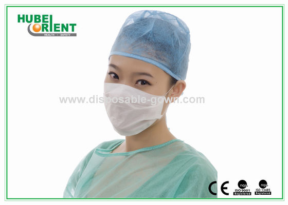 White Paper Non Woven Disposable Face Mask 1 Ply 7 X 20cm