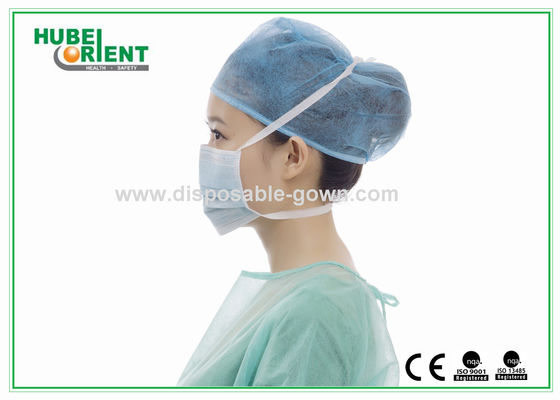 Single Use 3 Ply Meltblown Nonwoven Medical Tie On Face Mask