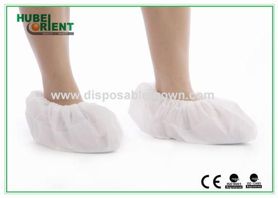 Skid Resistant Blue Disposable Shoe Cover Plastic Shoe Covers For Prevent Dust