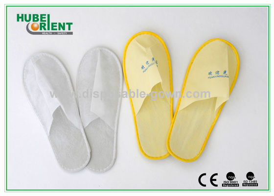 Eco Friendly Comfortable Disposable House Slippers Nonwoven / EVA