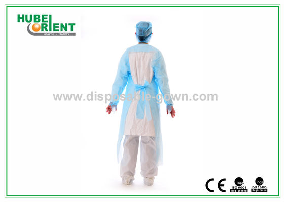 Anti Bacterial CPE Disposable Gowns With Thumb Cuffs