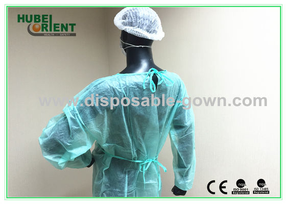 Single Use Medical SMS Isolation Gown With Long Sleeves