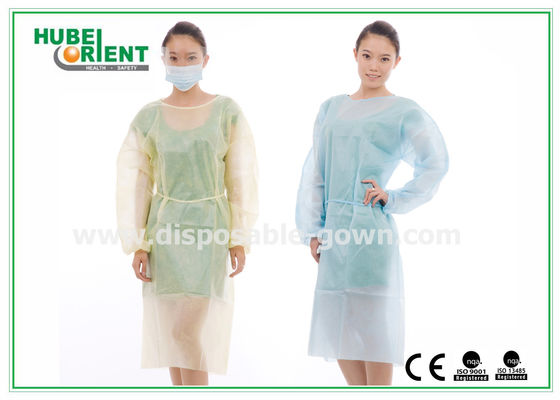 Glass Fiber Free Adjustable Wrist Disposable Isolation Gowns