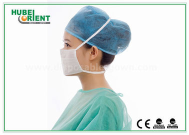 Non Irritating Tie On Non Woven Disposable Face Mask For Clinic