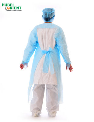 Long Sleeves Disposable CPE Isolation Gown For Hospital