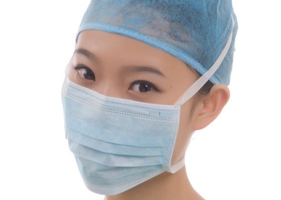 Approved CE MDR Daily Protection Tie On Disposable Face Mask 17.5*9.5cm
