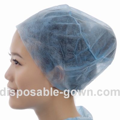 Disposable Round SMS Hair Bouffant Cap For Doctor