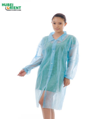 Unisex MP Tyvek Disposable Visitor Coats With Snaps