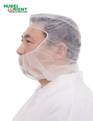Disposable Light Weight Nonwoven Polypropylene Hood Head Cap White