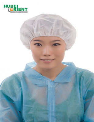 Single Use Round PP Non Woven Bouffant Caps For Doctor