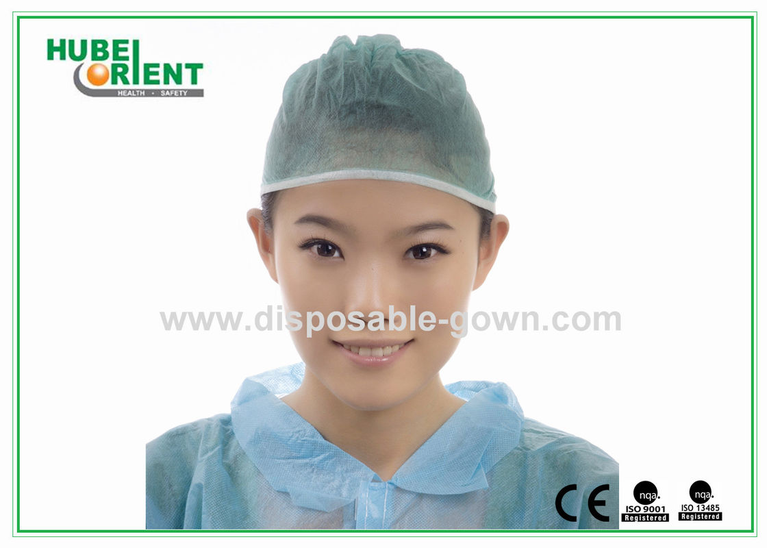 Non Irritating SMS Disposable Head Cap With Ties