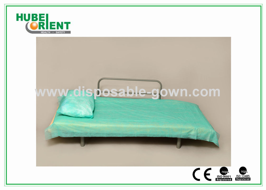 Blue Disposable Non Woven Bed Sheets for Hospital Clinic Beauty Center Use
