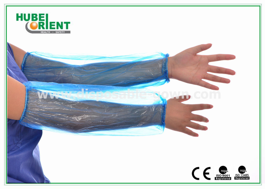 Single Use Waterproof Disposable Arm Sleeves For Food Industry Warehouse