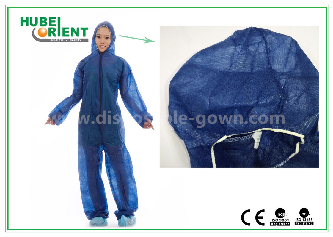 Anti Virus Invading SMS Disposable Coveralls For Surgical Staff