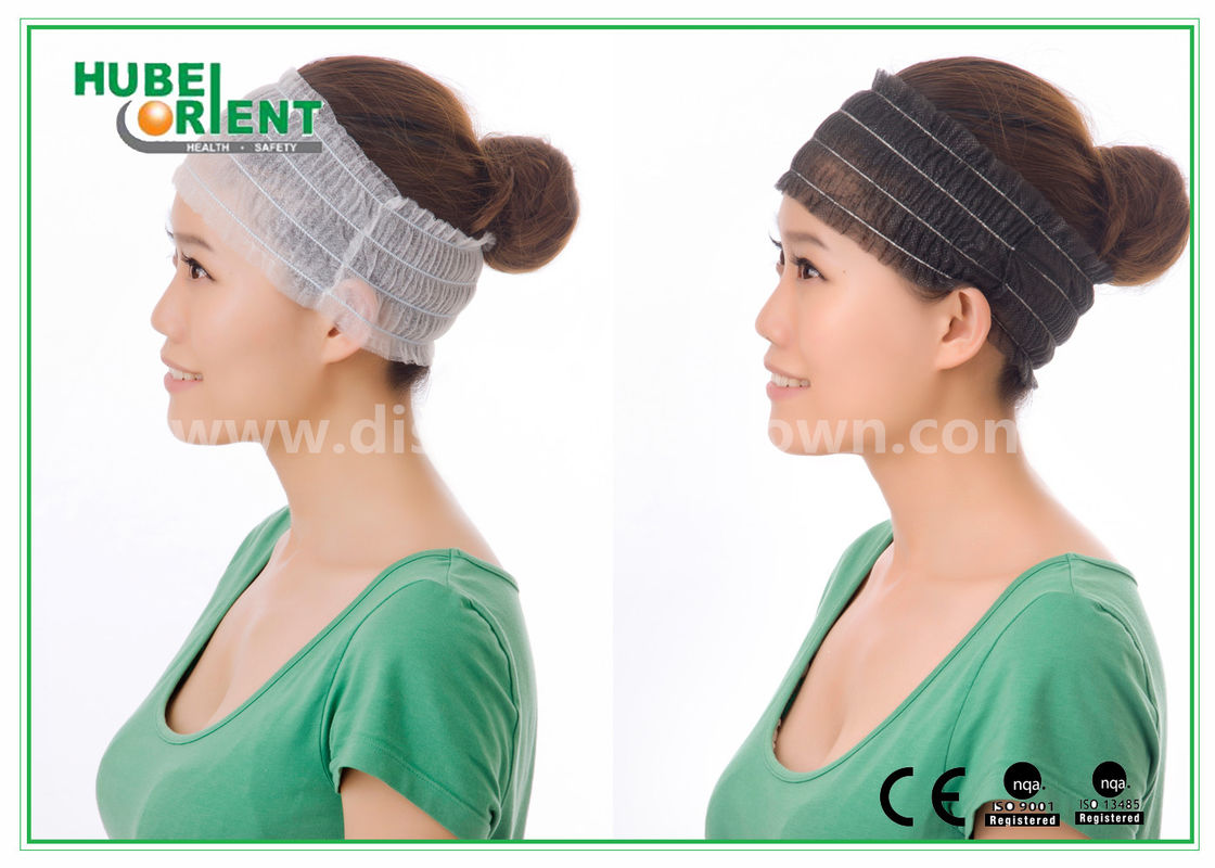 Elastic Polypropylene Disposable Hair Bands For Ladies Breathable And Comfortable