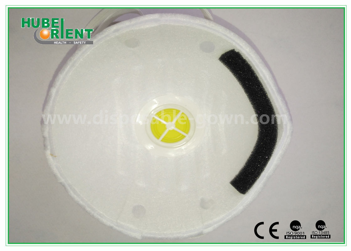Dust Proof Cone Disposable Face Mask , Soft Niosh n95 respirator mask