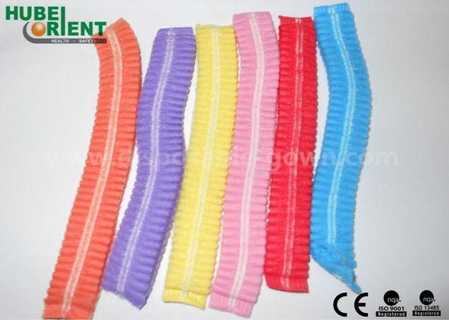Ventilate Double Elastic Nonwoven Round Mob Cap