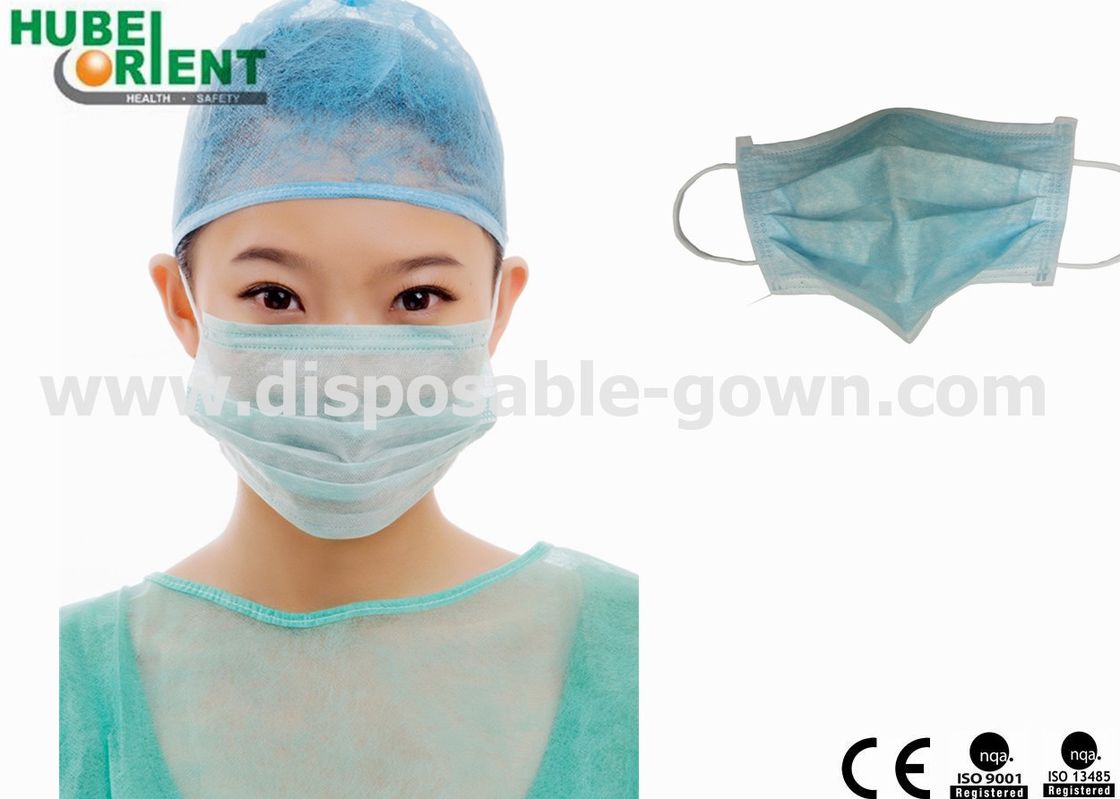 Bacterial Prevention Type IIR Disposable Face Mask With Earloop