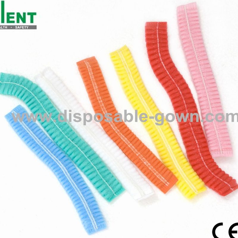 CE Splashing Repellent Disposable Mob Cap With Double Elastic
