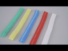 Kepala Sekali Pakai Gaya Mob Cap Non Woven Dengan Elastis Ganda