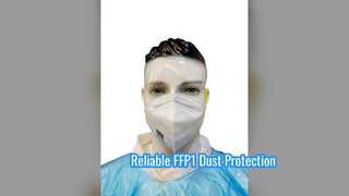 Masker Respirator Lipat FFP1 Perlindungan Debu yang Andal