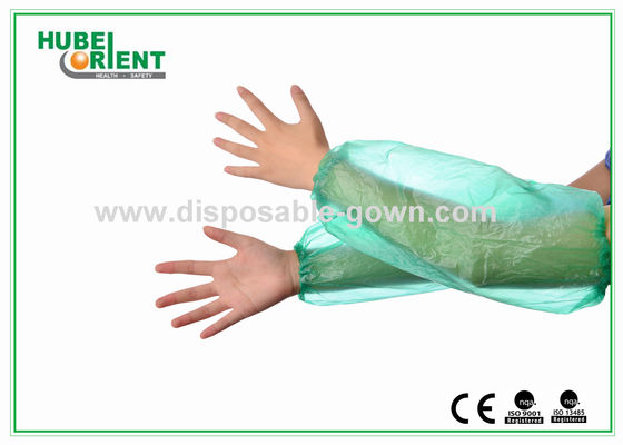 16'' 18'' Single Use PE Oversleeves For Arm Protection waterproof and oil-proof Colorful PE oversleeves