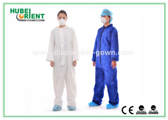 PP Non-Woven Disposable Coverall Suit Without Hood And Feet Cover