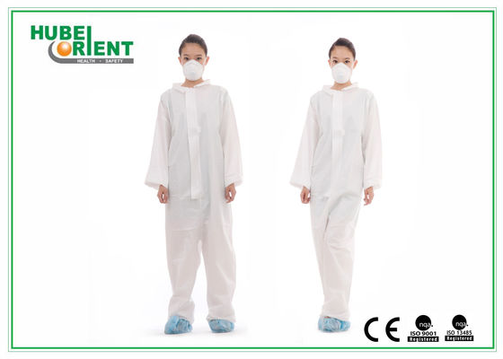 Type 5 6 Disposable SMS Microporous Non Woven Coverall Suit
