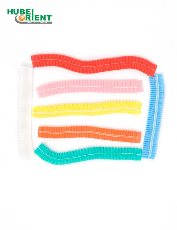 Color Customized Medical Disposable Surgical Mob Cap With Double Elastic